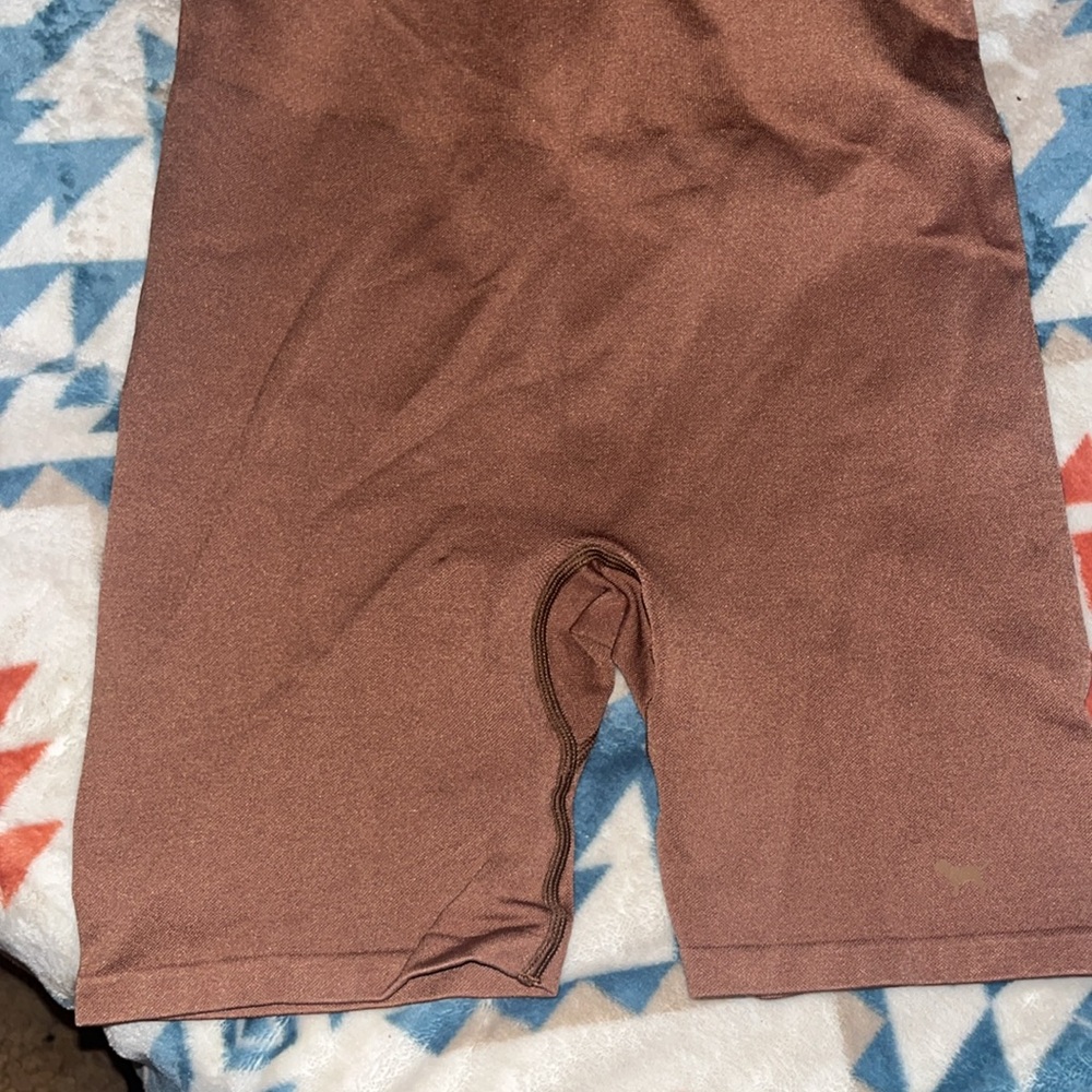 Compression Low Back Shorts Romper - image 3